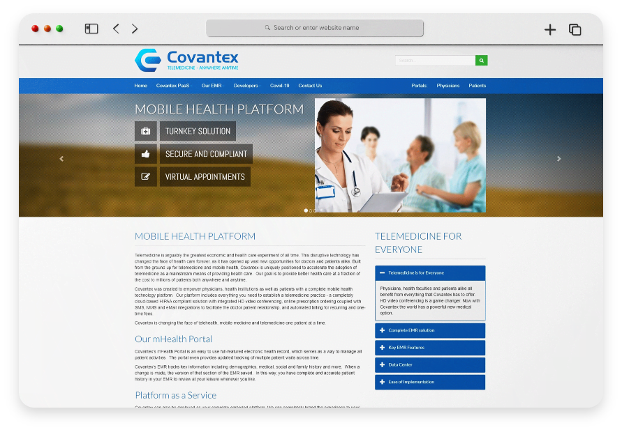 Enterprise Software Solutions for Covantex