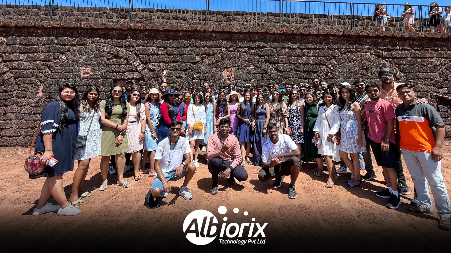 our team at aguada fort goa