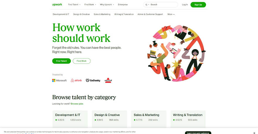 Upwork Made With Angular