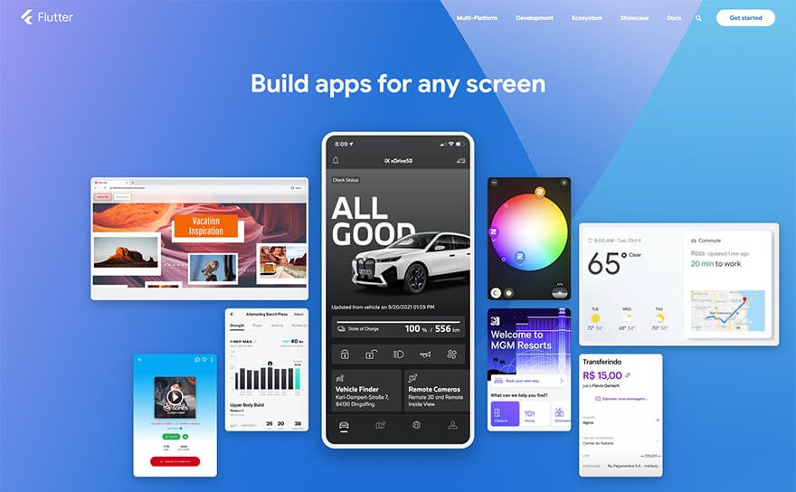 Flutter Mobile Development Framework