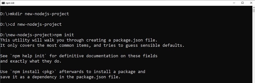 Initiate Your Node.js Development Using NPM Init