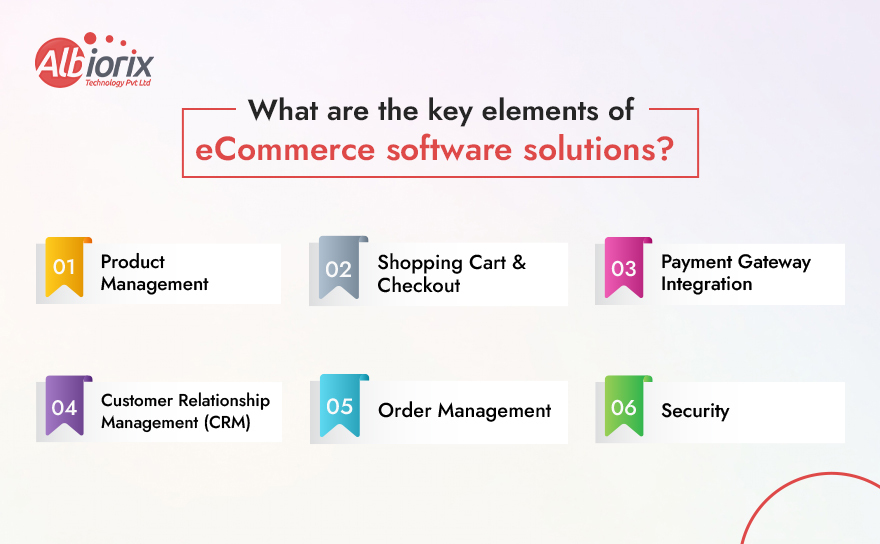 key elements of eCommerce software solutions
