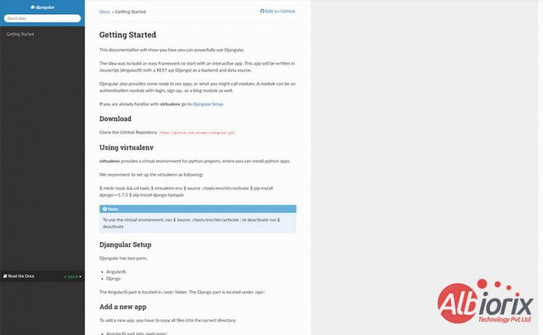 Djangular- Angular Development IDE